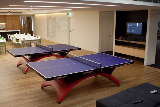 Campaign Monitor take ping pong very seriously | Source: Campaign Monitor Blog