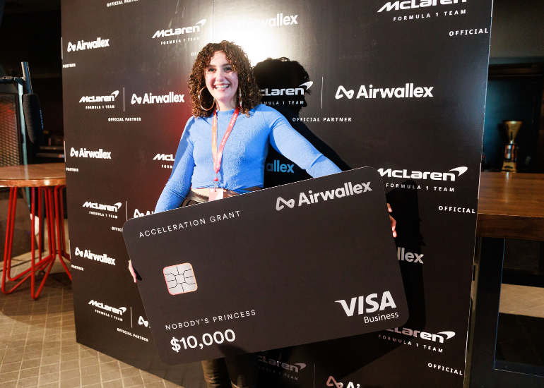 Maria Baker won Airwallex for Startups' first $10,000 Business Acceleration Grant. Image: Supplied.
