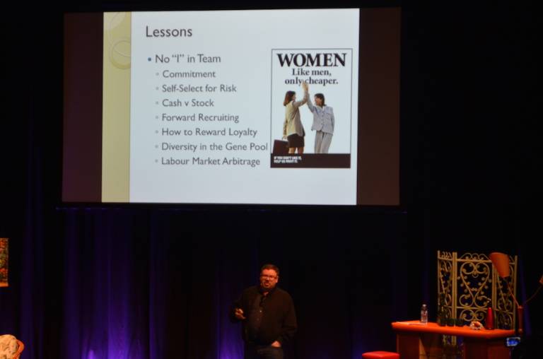 Well shit, that was a dumb thing to do at a startup conference