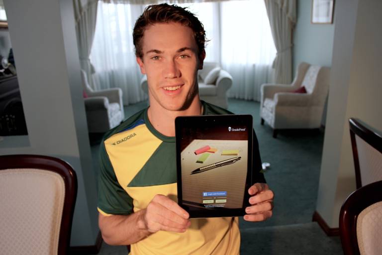 Australian Olympian launches app to help students fine-tune their essays and avoid plagiarism