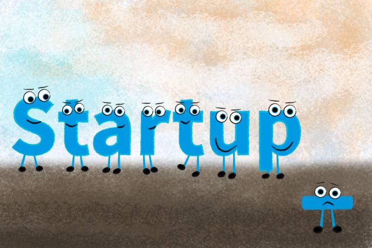 Drop the hyphen. It's startup.