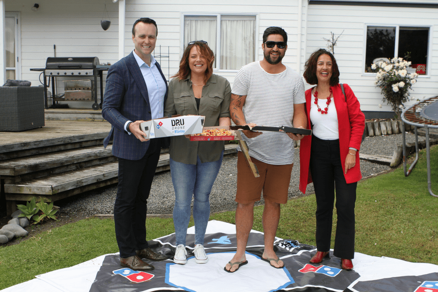 Flirtey launches first commercial pizza delivery by drone with Domino's