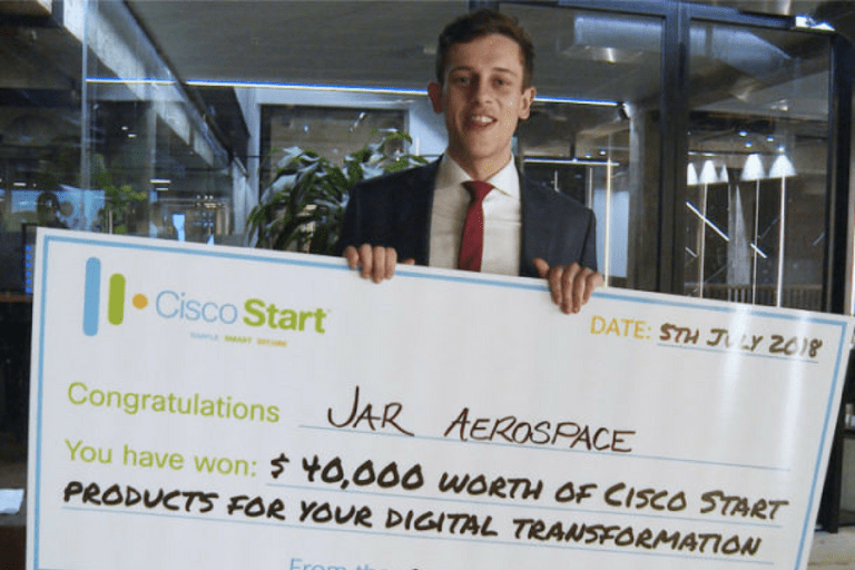 Drone startup JAR Aerospace wins top prize at the Cisco Start Challenge
