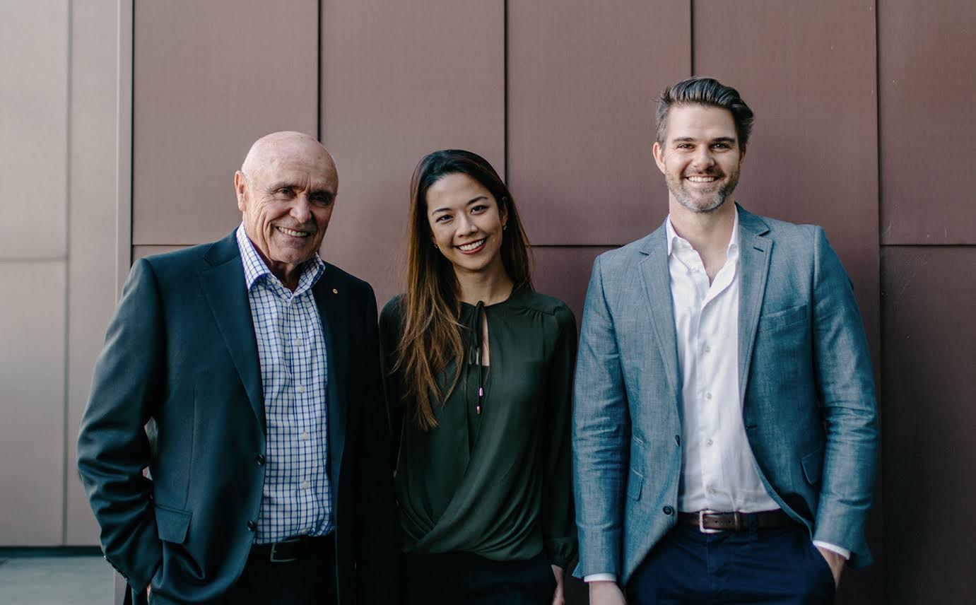 Skalata Venture chairman Paul Little with the fund's&nbsp;COO Maxine Lee and CEO Rohan Workman