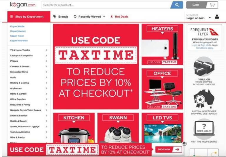 Kogan.com has lost its fight over ‘misleading’ tax time ads