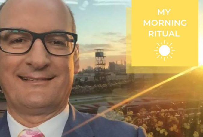 Sunrise host David Koch sets 3 alarms and wakes at 3.47am - here's how he starts his day