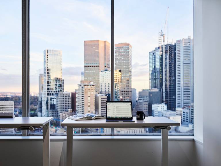 PHOTOS: Hub Australia’s new co-working space in Melbourne’s first skyscraper