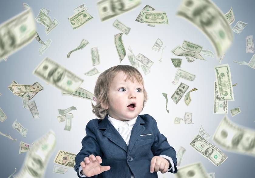 child, money