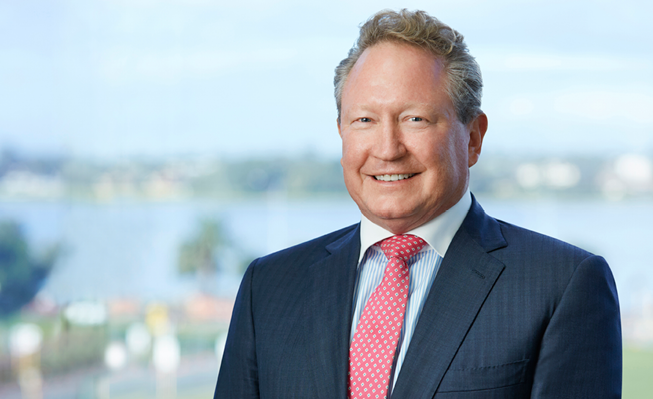 Billionaire miner Andrew Forrest is getting into fintech