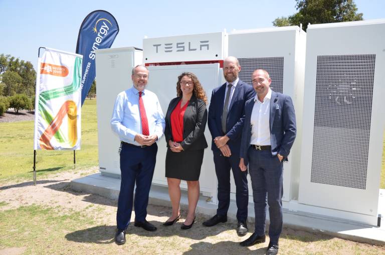 The Western Australian government bought a Tesla battery for a Perth suburb for residents to store their solar power collectively