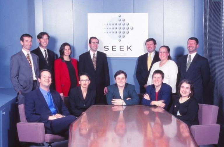 Seek co-founder Andrew Bassat is stepping down as CEO, replaced by Ian Narev