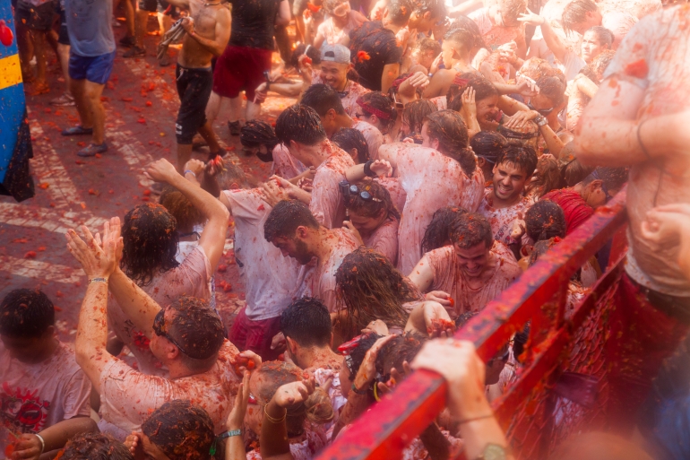 Tomatina festival, Spain