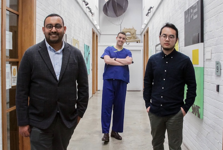 Waleed Mussa, Thomas Kelly & Yu Liu.