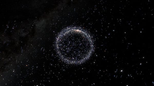 Space junk is becoming a massive problem as satellites disintegrate, with 4300 tonnes now orbiting Earth