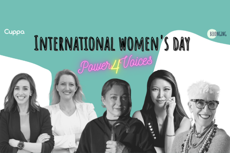 Join 4 bold and brilliant women in conversation with Cuppa this International Women’s Day