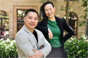 Nuggets Academy Ross Lin and joyce Ong.