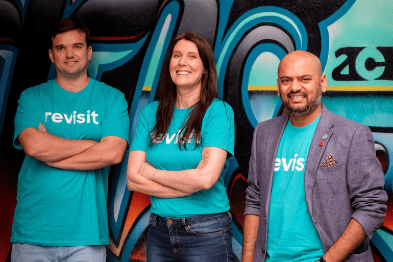 Revisit cofounders Daniel Givney, Robyn Cowie and Suvam Ganguli