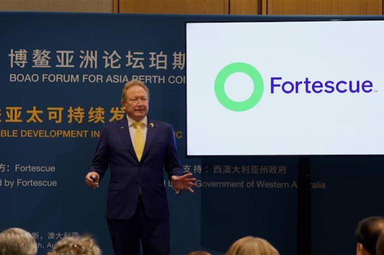 UNCOOL RUNNINGS: Mining billionaire Andrew Forrest said business ‘will kill your children’ if it doesn’t act on climate change