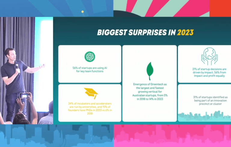 Startup Muster reveals AI, greentech, a 2nd job, home offices, older founders and impact are central to the Australian ecosystem