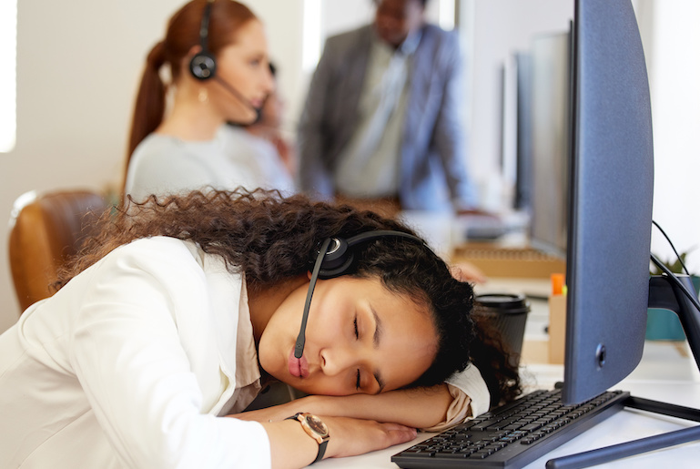 asleep at your desk
