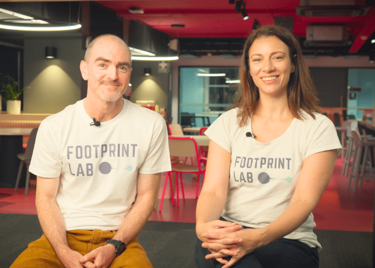 FootprintLab founders Dr Tim Baynes and Janet Salem