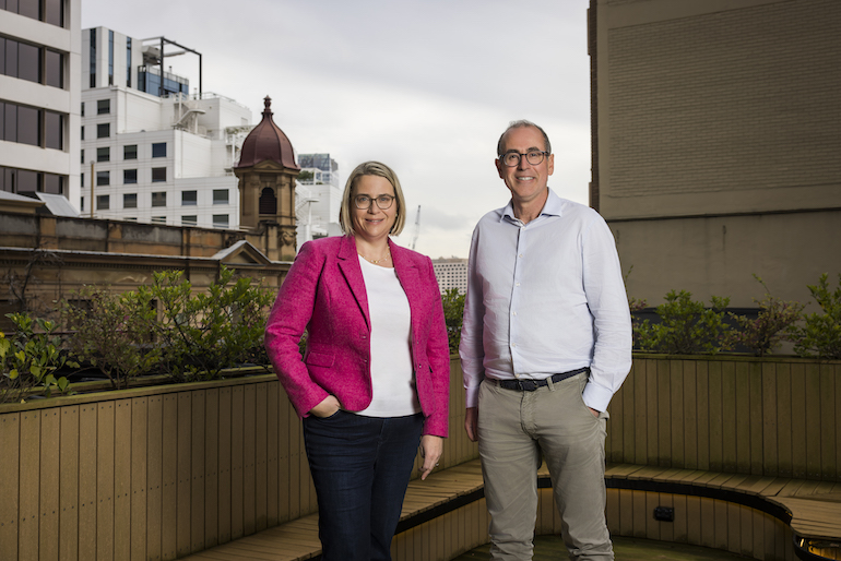 Georgina Harrisson and Paul Bassat