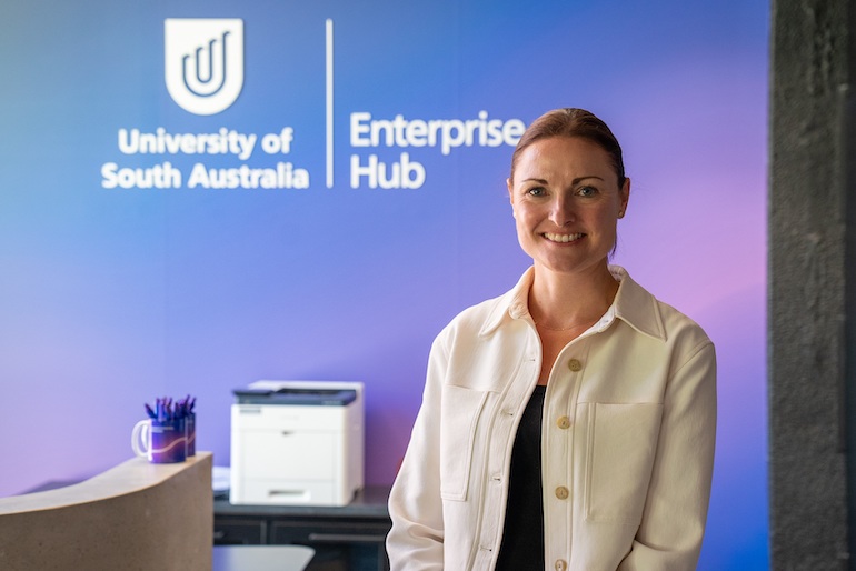 Michelle Perugini at UniSA Enterprise Hubcomp