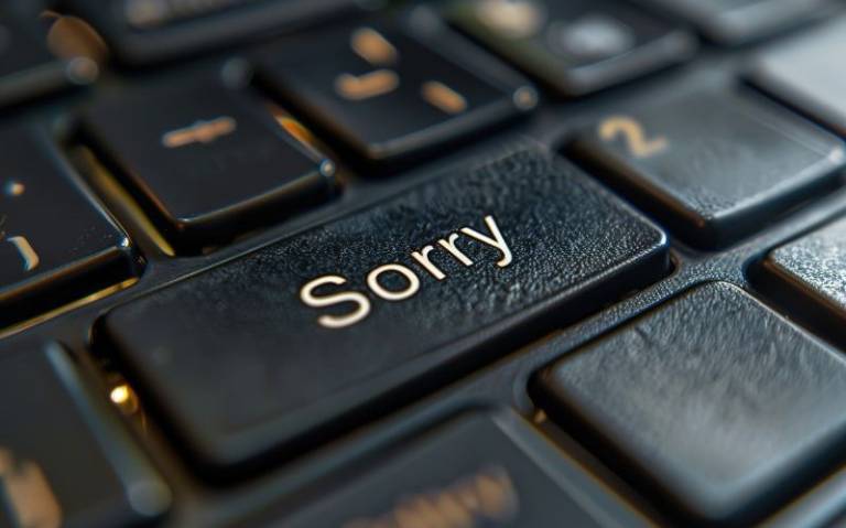 How to apologise for a professional mistake, especially when you’re working remotely