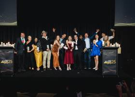 Relevance AI, Press Play Ventures, _Southstart, Mick Liubinskas and Paz Pisarski win at the Startup Daily Best in Tech Awards 2025