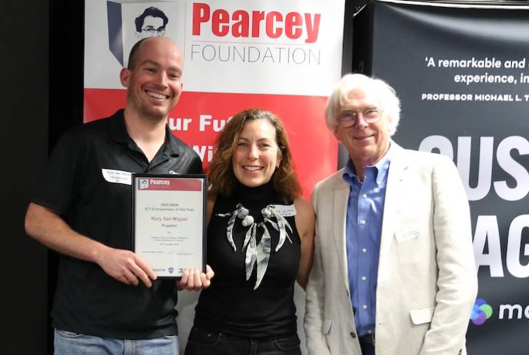 Propeller Aero cofounder Rory San Miguel named the 2025 NSW Pearcey Entrepreneur of the Year